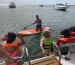Stand-up paddle e banho de mar ao lado do barco privativo ancorado na Ilha Gorriti